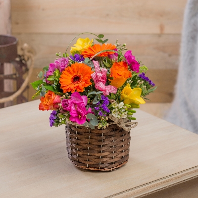 Vibrant Petite Basket