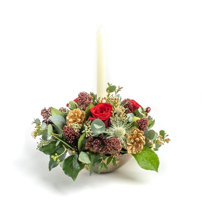 Christmas Candle Arrangement