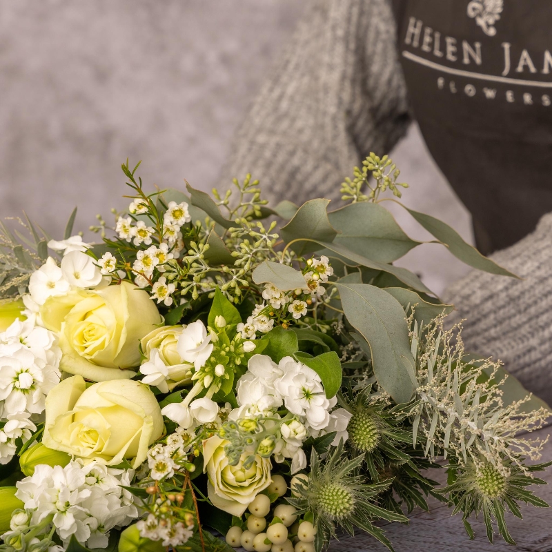 Florist Choice White Handtied.