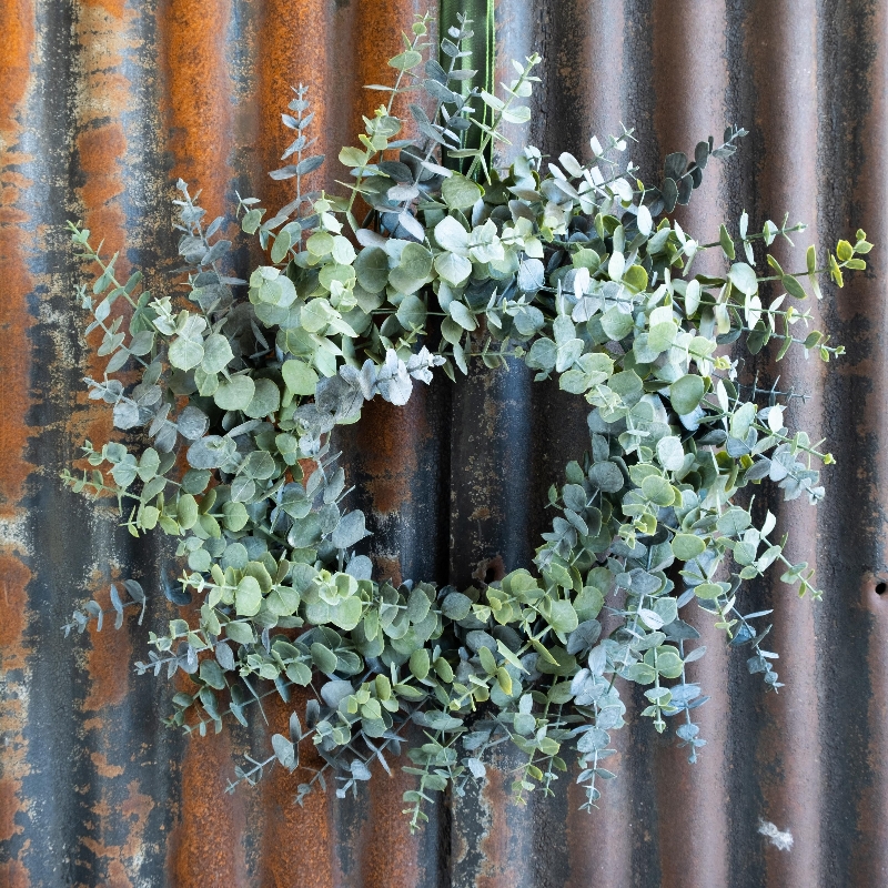 Faux Eucalyptus Wreath buy online or call 01423 567767