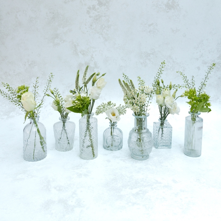 Harlow Bud Vases x 7