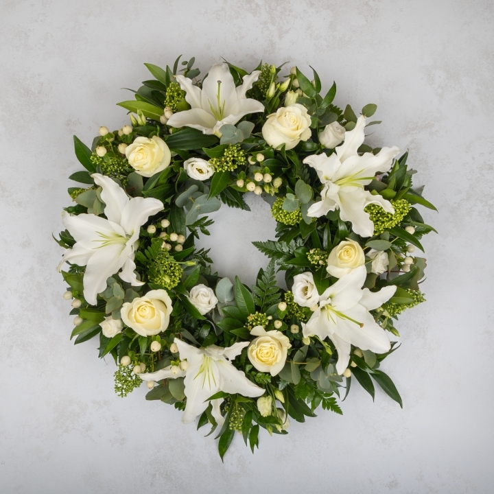 Rose & Lily Wreath.